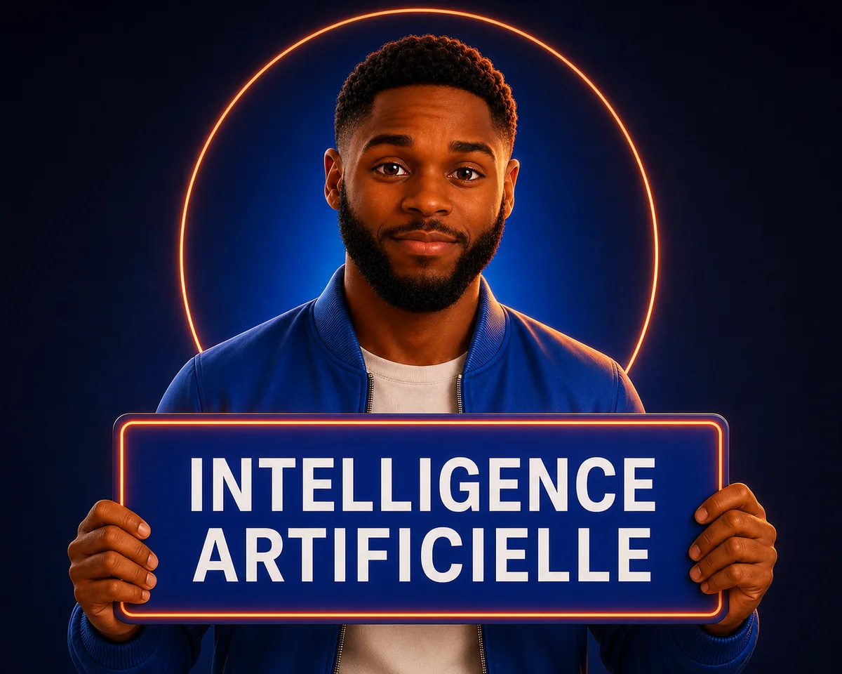 Avatar 3D de Teddy Dionso présentant l’intelligence artificielle